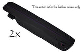 FITS LANDROVER RANGE ROVER SPORT 2X ARMREST purple stitch LEATHER COVERS