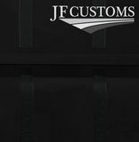RED STITCH SUEDE 2X AFTERMARKET SEAT INSERT COVER FOR PORSCHE CARRERA GT2