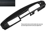 GREY STITCHING DASH DASHBOARD LEATHER SKIN COVER FITS MERCEDES W201 190 190E