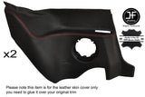 RED STITCHING 2X REAR LOWER PANEL LEATHER COVER FITS RENAULT ALPINE GTA V6