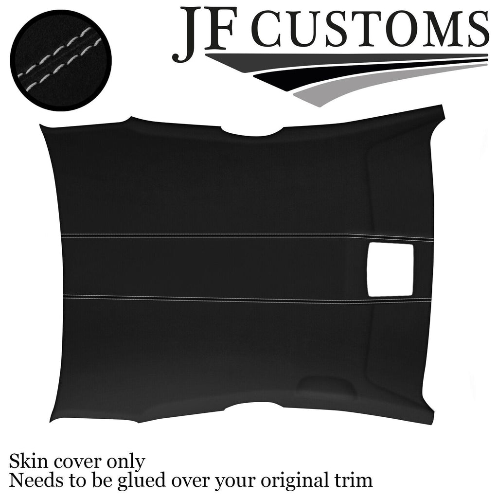 L GREY STITCH LUXE- SUEDE ROOF HEADLINER COVER FOR MAZDA RX8 2002-2012