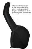 BLACK STITCH LEATHER HANDBRAKE BOOT FITS HOLDEN COMMODORE VY VZ 2002-2006