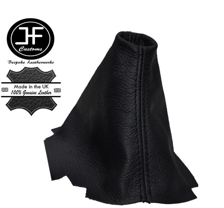 BLACK STITCH FITS LANDROVER DISCOVERY 1989-2004 GEAR STICK GAITER LEATHER