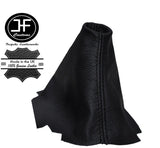 BLACK STITCH FITS LANDROVER DISCOVERY 1989-2004 GEAR STICK GAITER LEATHER