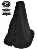 BLACK STITCH FITS RENAULT SCENIC 1996-2002 GEAR GAITER GENUINE LEATHER