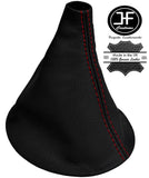 RED STITCHING LEATHER GEAR GAITER FITS JENSEN HEALEY MK2 1972-1975 CUSTOM NEW