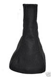 FITS FIAT GRANDE PUNTO GEAR GAITER GATOR REAL LEATHER 07+ CUSTOM NEW MADE IN UK