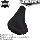 RED STITCH FOR TOYOTA COROLLA T SPORT 2002-2006 GENUINE LEATHER GEAR GAITER
