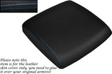 BLUE STITCHING FITS NISSAN PATROL Y61 98-13 LEATHER ARMREST SKIN  COVER ONLY