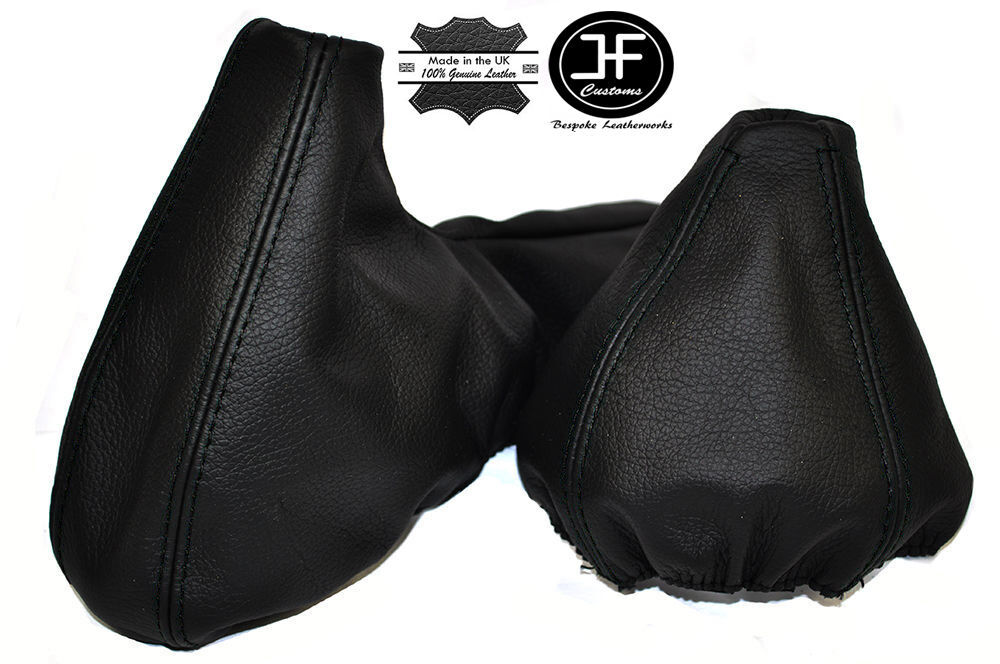 BLACK STITCH REAL LEATHER GEAR&HANDBRAKE GAITER FOR BMW E36 1991-1998 3 SERIES