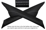 WHITE STITCH 2X A POST PILLARS SKIN COVERS FITS MERCEDES SPRINTER W906 06-14