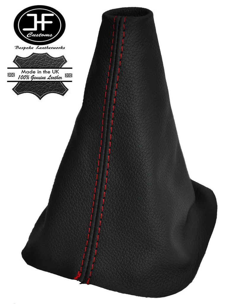 RED STITCHING MANUAL LEATHER GEAR GAITER FITS CITROEN C4 PICASSO 2006-2013