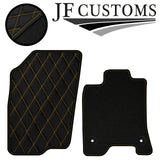 YELLOW  DIAMOND VINYL 4X TAILORED FLOOR CARPET FOR MERCEDES X CLASS 17-20 JF1