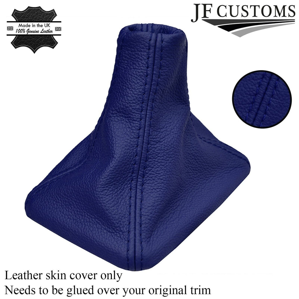 FITS TOYOTA MR2 MK2 GEAR GAITER D BLUE LEATHER BOOT 89-2000 CUSTOM NEW