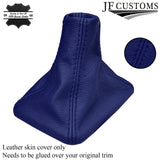 FITS TOYOTA MR2 MK2 GEAR GAITER D BLUE LEATHER BOOT 89-2000 CUSTOM NEW