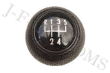 FOR VW GOLF MK4 4 IV JETTA BORA 98-05 BLACK 5 SPEED KNOB + SILVER RING + CLAMP