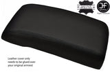 BLACK STITCH GENUINE LEATHER ARMREST COVER FITS FORD MONDEO ST  2001-2006