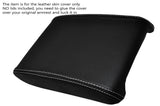 WHITE STITCHING ARMREST LID LEATHER SKIN COVER FITS RANGE ROVER EVOQUE 11-15