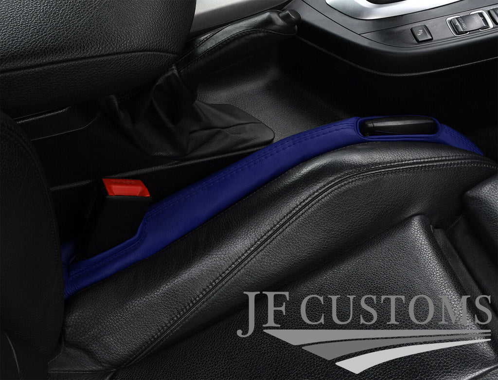 D BLU ITALIAN LEATHER 2X CAR KEY HOLDER PROTECTOR FITS LAND ROVER DEFENDER 83-06