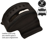 BLACK STITCH AUTOMATIC GEAR SELECTOR LEATHER COVER FITS JAGUAR E TYPE SERIES 3