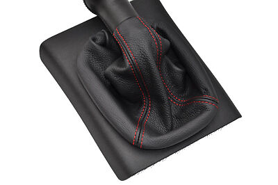 red stitching FITS VW GOLF MK3 MK4 GTI CABRIO CABRIOLET CONVERTIBLE GEAR GAITER