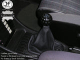 BLACK STITCH LEATHER GEAR LEVER GAITER FITS VOLKSWAGEN VW GOLF MK2 MK3 1983-1997