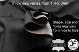BLACK LEATHER 20 SQ FT HALF HIDE QUALITY TOP GRAIN GENUINE LEATHER CUSTOM NEW