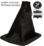 BLACK STITCH LEATHER GEAR GAITER FITS LAND ROVER DISCOVERY 200TDI 300TDI TD5 V8