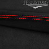 RED STITCH ITALIAN LEATHER DASHBOARD TRIM COVER FOR FORD FOCUS MK4 18-20