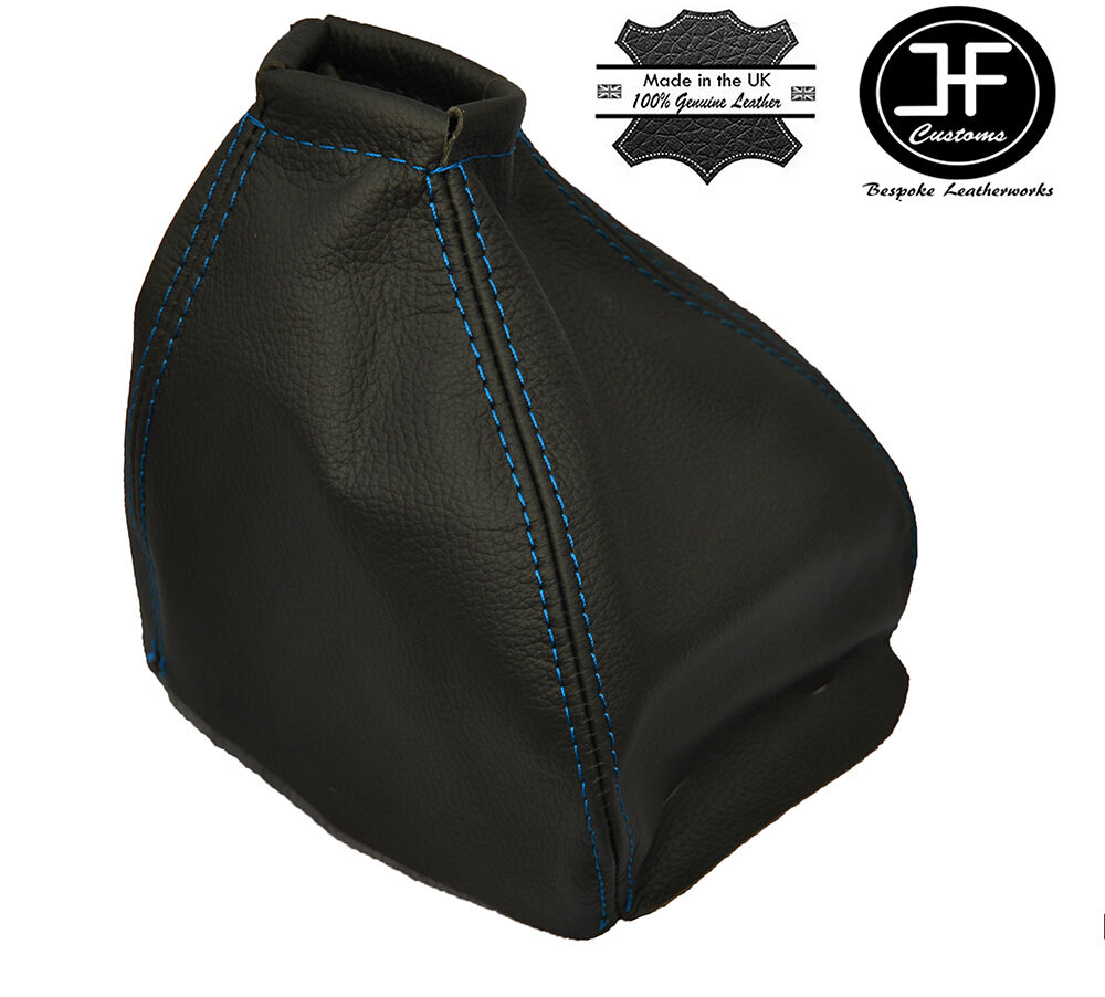 BLUE STITCH FITS FORD MONDEO MK1 MK2 COUGAR 1993-2002 GEAR GAITOR LEATHER