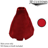 RED SUEDE FITS HONDA CIVIC FK2 S TYPE S MK8 2006 TO 2012 GEAR GAITER CUSTOM NEW