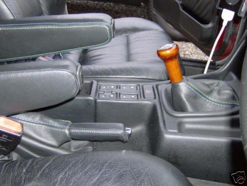 FITS BMW  E34  LEATHER GEAR&HANDBRAKE GAITER + 2XARM COVERS CUSTOM NEW