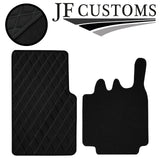 GREY DIAMOND VINYL 2X TAILORED FLOOR CARPETS FOR SMART FORTWO 450 03-07 JF1