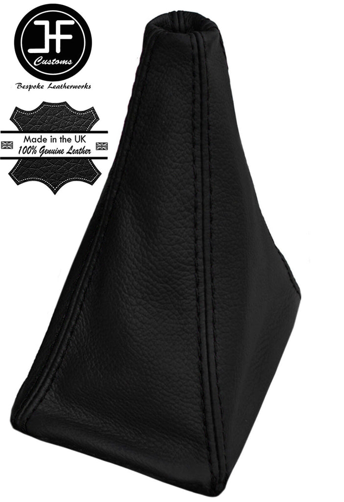 BLACK STITCH MANUAL REAL LEATHER GEAR GAITER FITS TOYOTA SERA 1990-1996