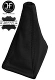 BLACK STITCH MANUAL REAL LEATHER GEAR GAITER FITS TOYOTA SERA 1990-1996