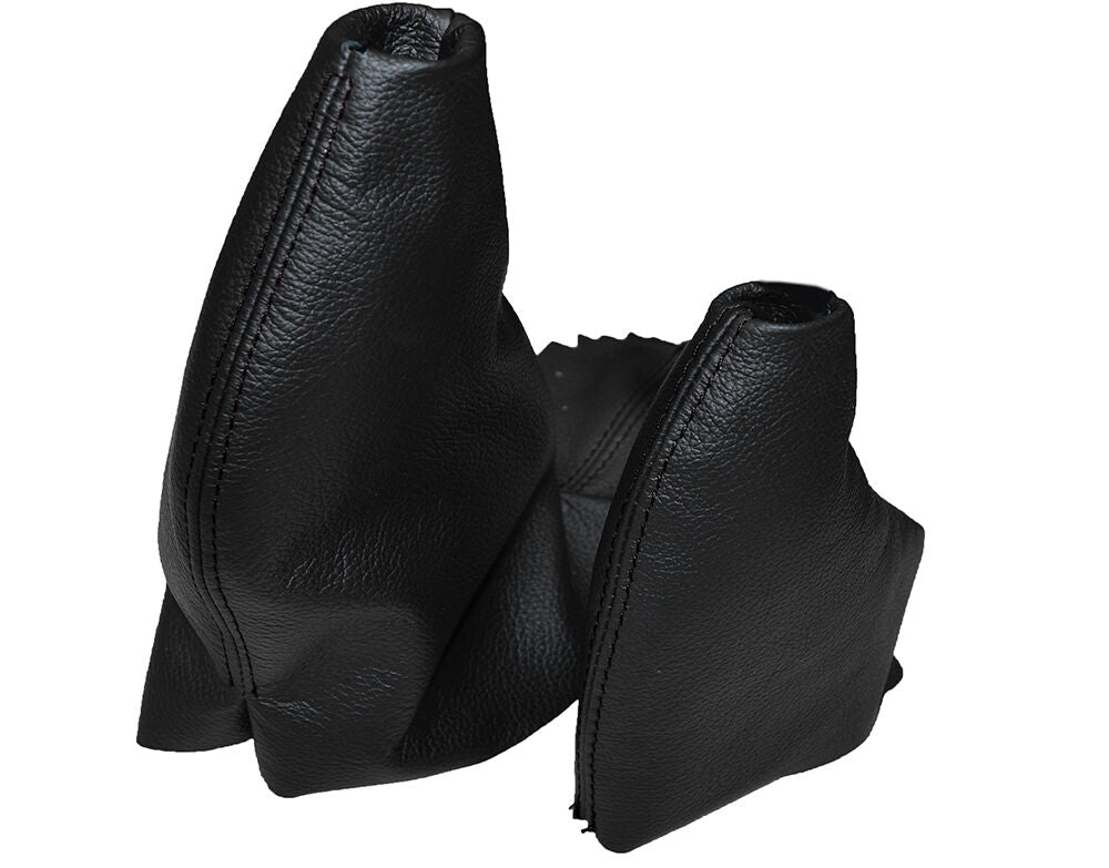BLACK STITCH FITS ROVER 75 AUTO MG ZT ZT-T  AUTOMATIC LEATHER GEAR  HANDBRAKE