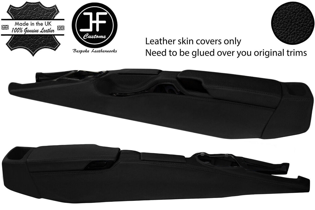 BLACK REAL LEATHER FULL CONSOLE COVER FOR PORSCHE 987 BOXSTER CAYMAN CUSTOM NEW