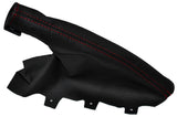 RED STITCH LEATHER SKIN HANDBRAKE GAITER FITS JAGUAR S-TYPE 1999-2008 CUSTOM NEW