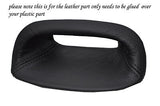 black stitch FITS  ROVER 200 25 MG ZR 95-05 DASH CLOCK SURROUND LEATHER COVER