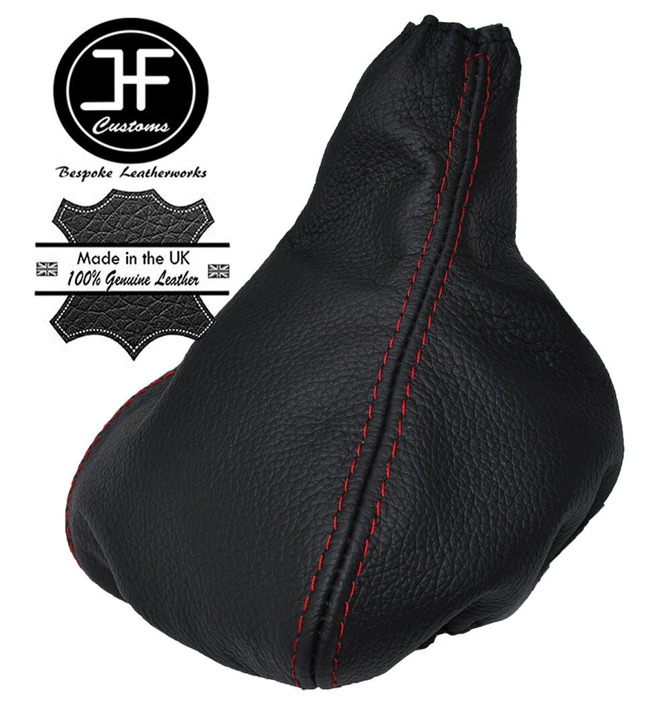 RED STITCHING MANUAL LEATHER GEAR GAITOR GAITER FITS MERCEDES VITO VAN 99-03