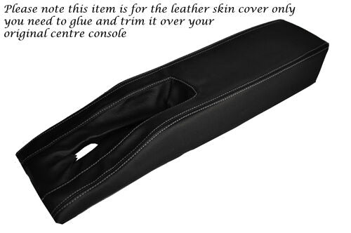 GREY STITCH CENTRE CONSOLE TUNNEL LEATHER SKIN COVER FITS CORVETTE C3 77-82
