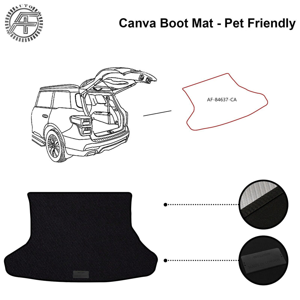FITS TOYOTA PRIUS XW30 2009-2016  DOG FRIENDLY TRUNK / BOOT CANVA MAT CAT/DOG
