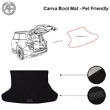 FITS TOYOTA PRIUS XW30 2009-2016  DOG FRIENDLY TRUNK / BOOT CANVA MAT CAT/DOG