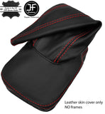 RED STITCH TOP GRAIN REAL LEATHER GEAR GAITER FITS RANGE ROVER CLASSIC 74-81