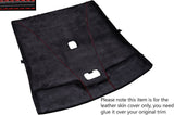 RED STITCH ROOF HEADLINING LUXE SUEDE SKIN COVER FITS NISSAN SKYLINE R33 93-98