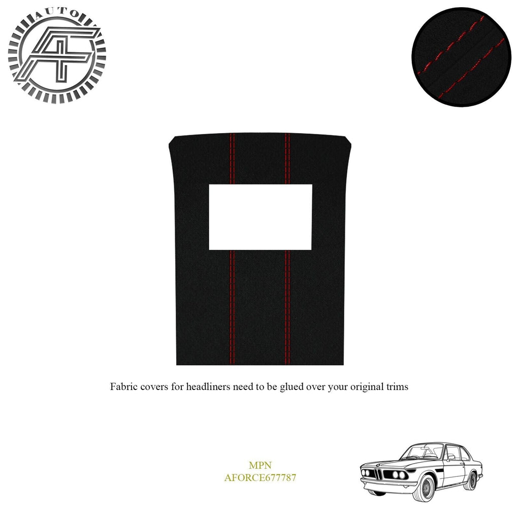 LUXE SUEDE HEADLINER COVER FOR BMW E12 5 SERIES 4-DOOR SEDAN + SUNROOF 1972-1981