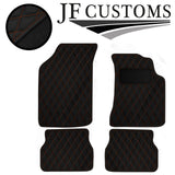 TAN DIAMOND STITCH VINYL 4XTAILORED FLOOR CARPET FOR GOLF MK2 74-83 JF 1