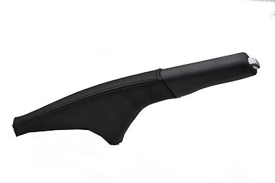 black stitch FITS RENAULT CLIO MK4 05-09 LEATHER HANDBRAKE GAITER CUSTOM NEW