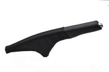 black stitch FITS RENAULT CLIO MK4 05-09 LEATHER HANDBRAKE GAITER CUSTOM NEW