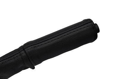 black stitch FITS PEUGEOT BOXER RELAY DUCATO 02-06 LTHR HANDBRAKE HANDLE COVER